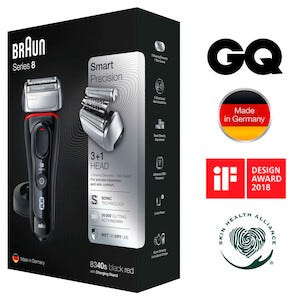 Braun Series 8 8340s Wet & Dry, rakapparat