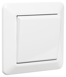 Elko RS infälld korsströmbrytare, Nordic Renvit