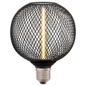 Osram Decor Black LED E27 Straw rett filament dimbar
