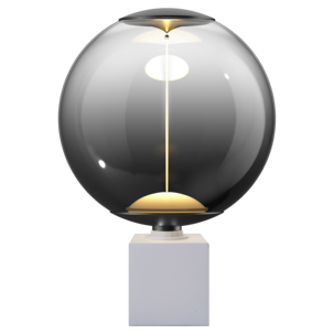 Smokey LED-globlampa E27 12 W dimbar magnetiskt filament, 28 cm