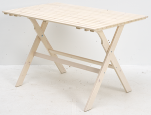 Hopfällbart bord, utemöbler trä