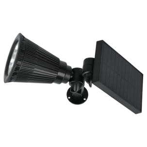 Northlight solcellebelysning spotlight svart