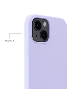 Mobilskal silikon för iPhone 14, Holdit Lavender
