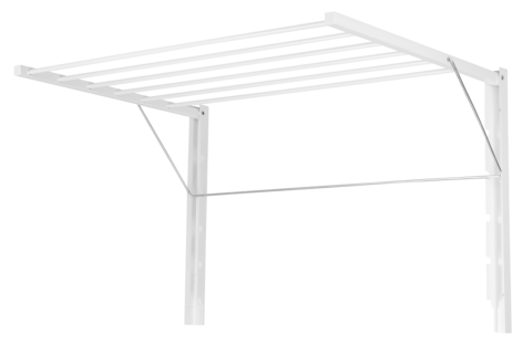 Tørkestativ for vegg, nedfellbart, 4,5 m