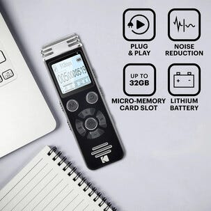 Kodak diktafon VRC450 med USB-tilkobling