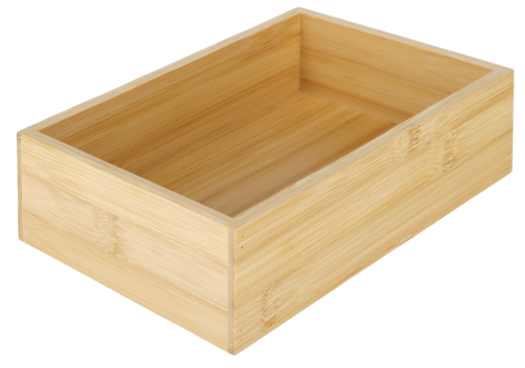 Lådinsats av bambu, höjd 6,5 cm, 1-pack