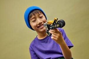 LEGO Technic gul motorsykkel 42225, fra 7 år