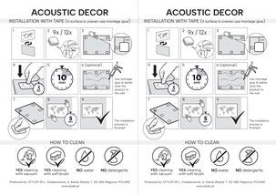 Ääntä vaimentava ilmoitustaulu, maailmankartta, 60 x 90 cm