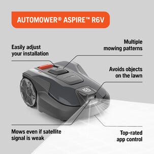 Husqvarna Automower Aspire R6V robotgräsklippare, 600 m2