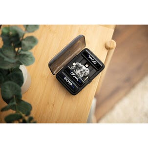 Boya Boyalink V2.0 trådlös mikrofon 3,5 mm, USB-C, Lightning