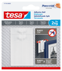 Självhäftande spikar Tesa, 2-pack