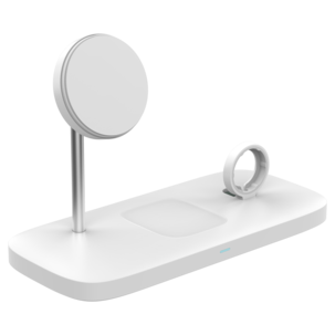 Trådlös Qi2 laddare 3-i-1 för iPhone, magnetisk, 15 W