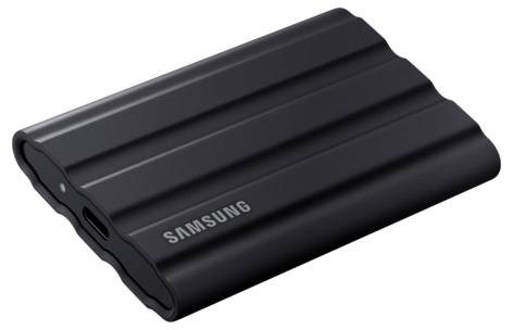 Samsung T7 Shield SSD, svart