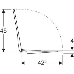 Ifö Sign WC-istuimen kansi, pehmeää muovia, valkoinen
