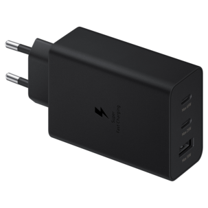 Samsung Trio 65 W lader USB-C/USB-A 65 W svart