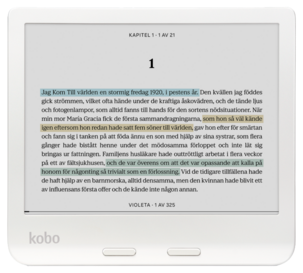 Kobo Libra Colour läsplatta, 7 tums färgskärm