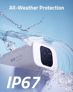 Eufy SoloCam S40 övervakningskamera, solcell och spotlight