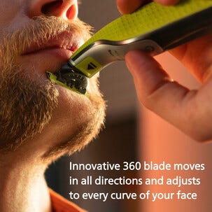 Philips OneBlade Face and Body QP2834/23, elektrisk barberhøvel