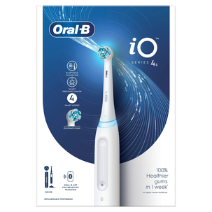 Oral-B iO 4s White elektrisk tannbørste, 4 innstillinger