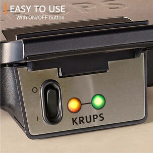 Krups Iconic smörgåsgrill keramisk, FDK464