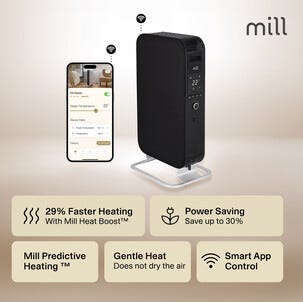 Mill Gentle Air oljeelement med WiFi 1500 W