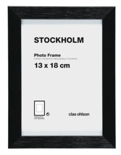Fotoram Stockholm, svart