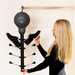 Hedgehog Hanger portabel skotork med 8 krokar