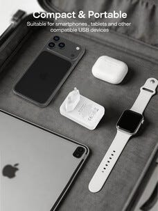 USB-C-lader, vinklet, 30 W