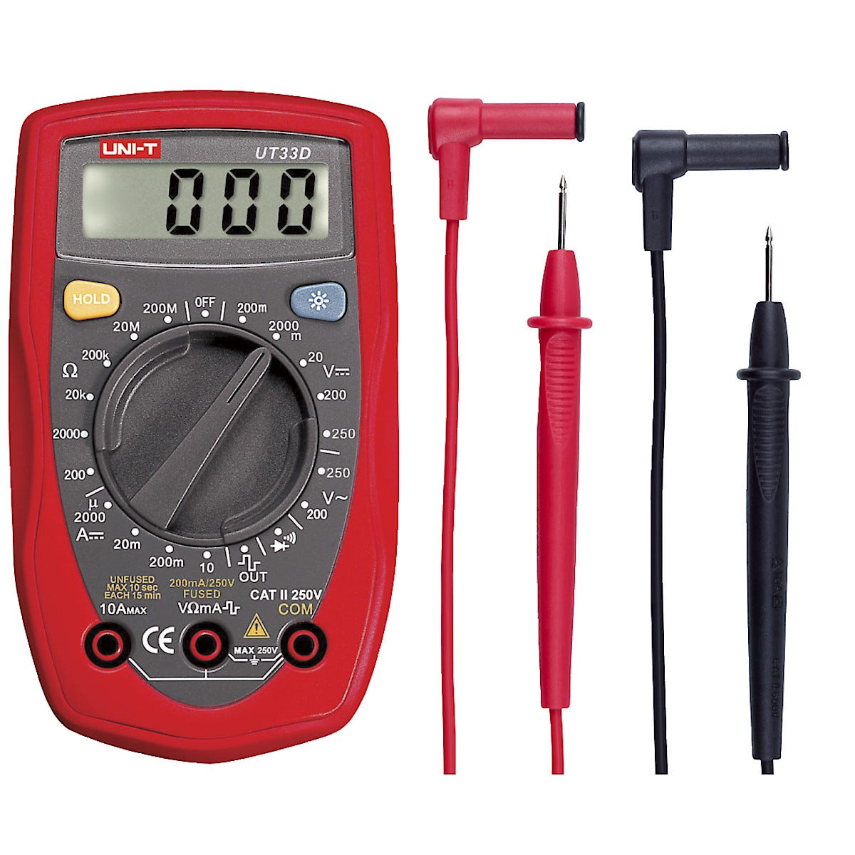 UNI-T UT33D multimeter | Clas Ohlson