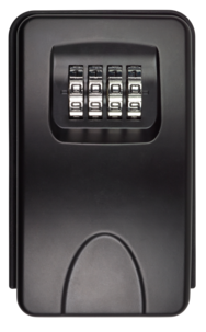 Avainkaappi, jossa yhdistelmälukko