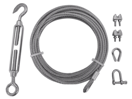 Vajerkit 4 mm x 10 m 