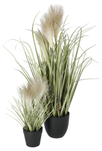 Högt gräs i kruka 55 cm, konstväxt