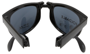 Sammenleggbare solbriller dame og herre, svart