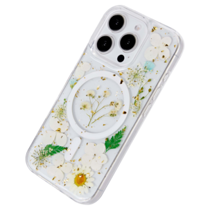 Anmiki mobildeksel Flower for iPhone 17e / 16e / 15 / 14 / 13
