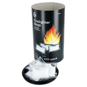 Braständare, burk med tändpåsar, 100-pack