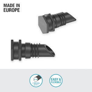 Gardena pluggar 3/16 tum till Micro-Drip, 10-pack