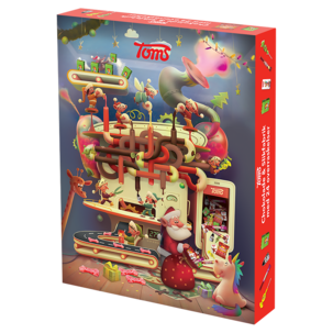 Toms Joulutehdas joulukalenteri karkkikalenteri, 385 g