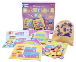 Brettspill: Vi lærer oss bokstaver og ord, Tactic, 4+