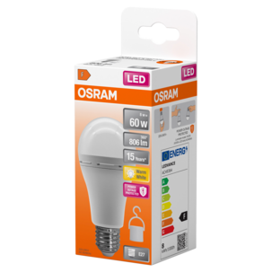 Osram oppladbar nødlampe LED E27 806 lm