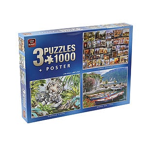 Pussel 3 x 1000 bitar