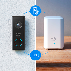 Trådlös videodörrklocka Eufy Video Doorbell 2K kit