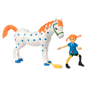 Pippi Långstrump och Lilla Gubben figurset, från 3 år