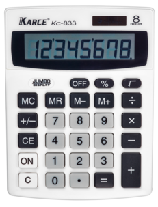 Kalkulator og lommeregner solcelle / batteri