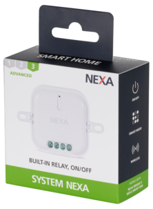 Nexa MCMR-2000 Uppoasennettava vastaanotin, päälle/pois