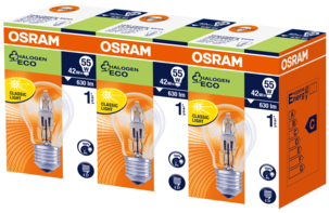 Halogenlampa ECO Classic 3-pack