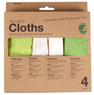 Mikrofiberdukar 4-pack
