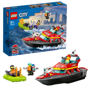 LEGO City brannredningsbåt, fra 5 år, 60373