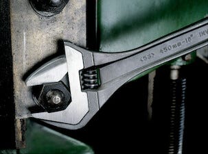 Bahco 80 skiftenøkkel, med fosfatert overflate