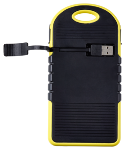 Powerbank med solcell4000 mAh