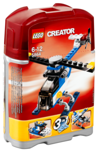 Lego tre-i-en minihelikopter